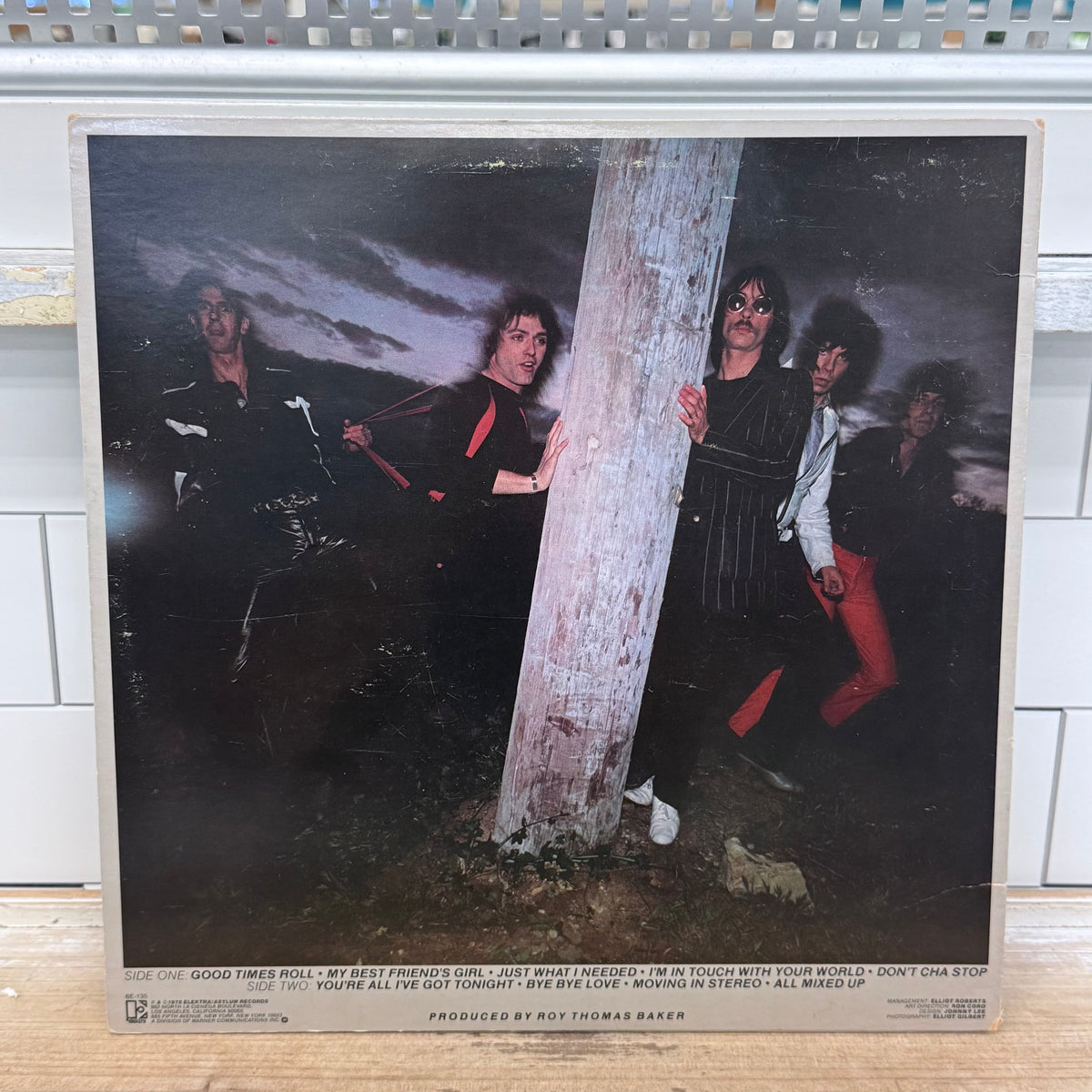 The Cars Self-Titled Vinyl Record, 1978 – Elektra 6E-135 PRC-W LP