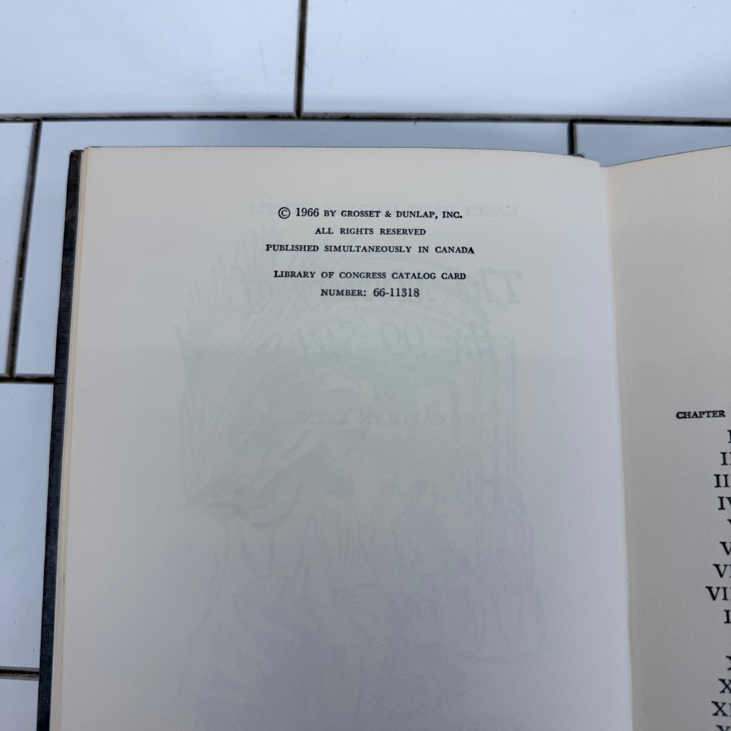 Vintage Nancy Drew Books Set of 6 By Carolyn Keene