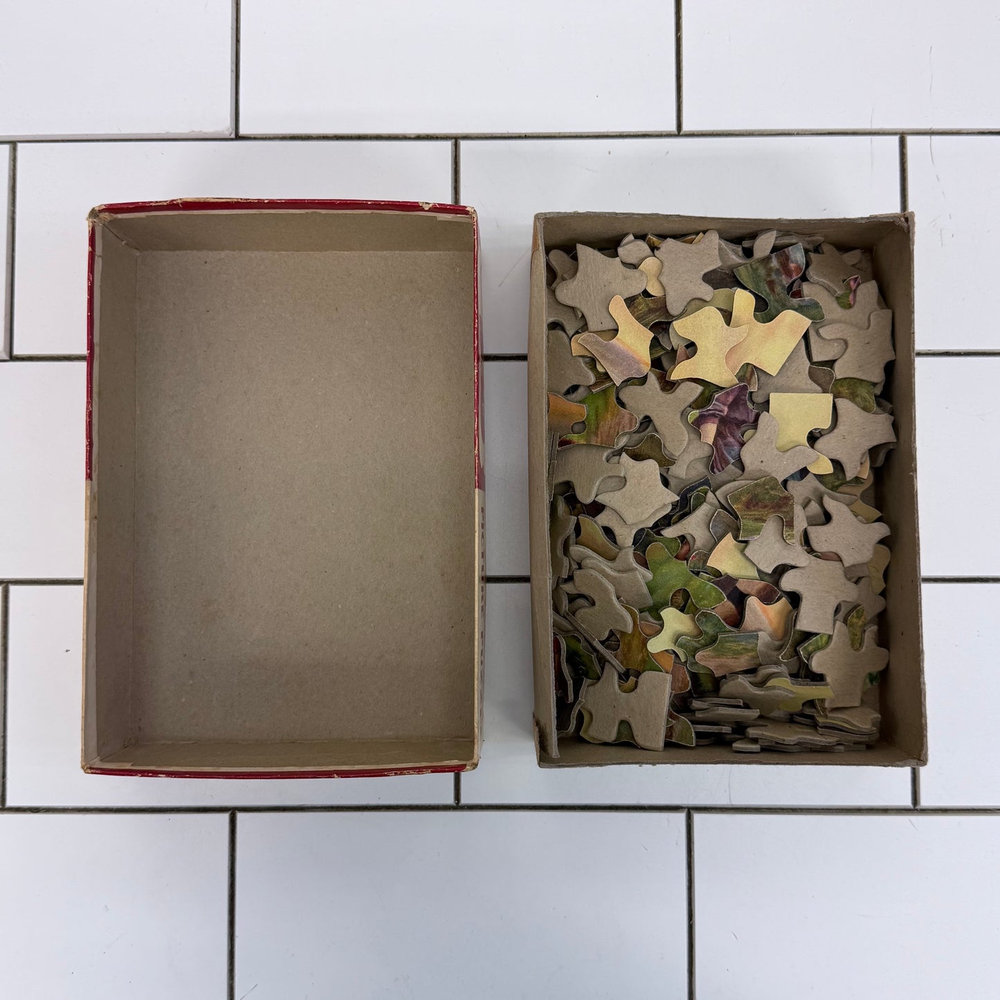 Vintage Jigsaw Puzzle Lot Collectible Vintage Set of 3