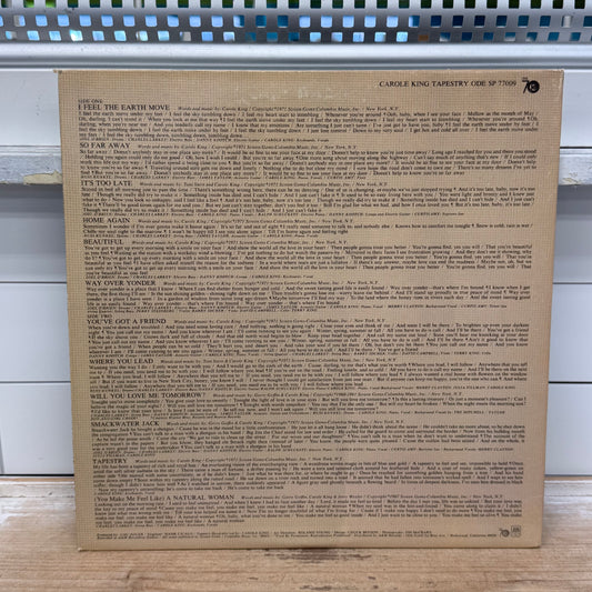 Carole King Tapestry Vinyl Record, 1971 - SP-77009