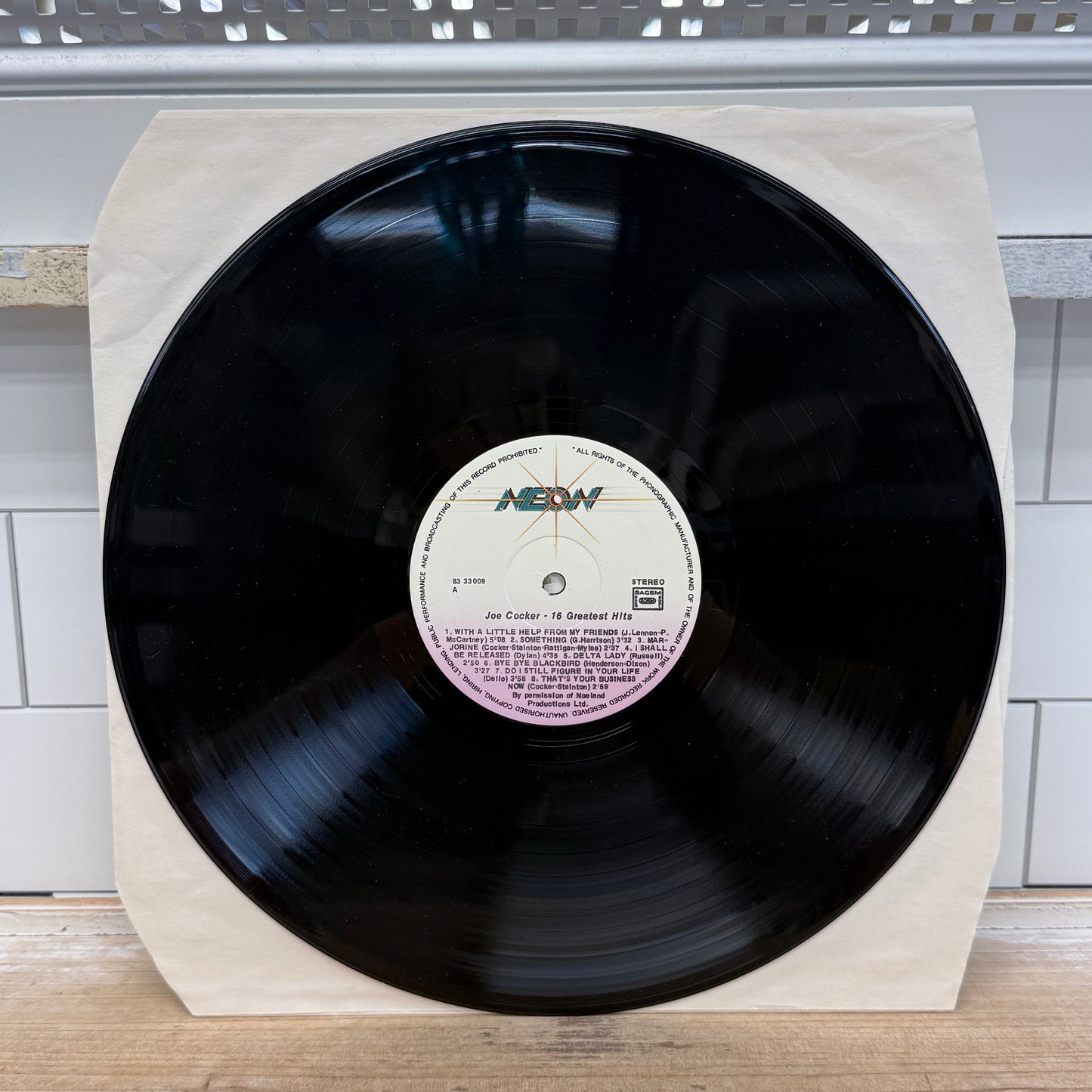 Joe Cocker 16 Greatest Hits Vinyl LP 1988 #N8333009