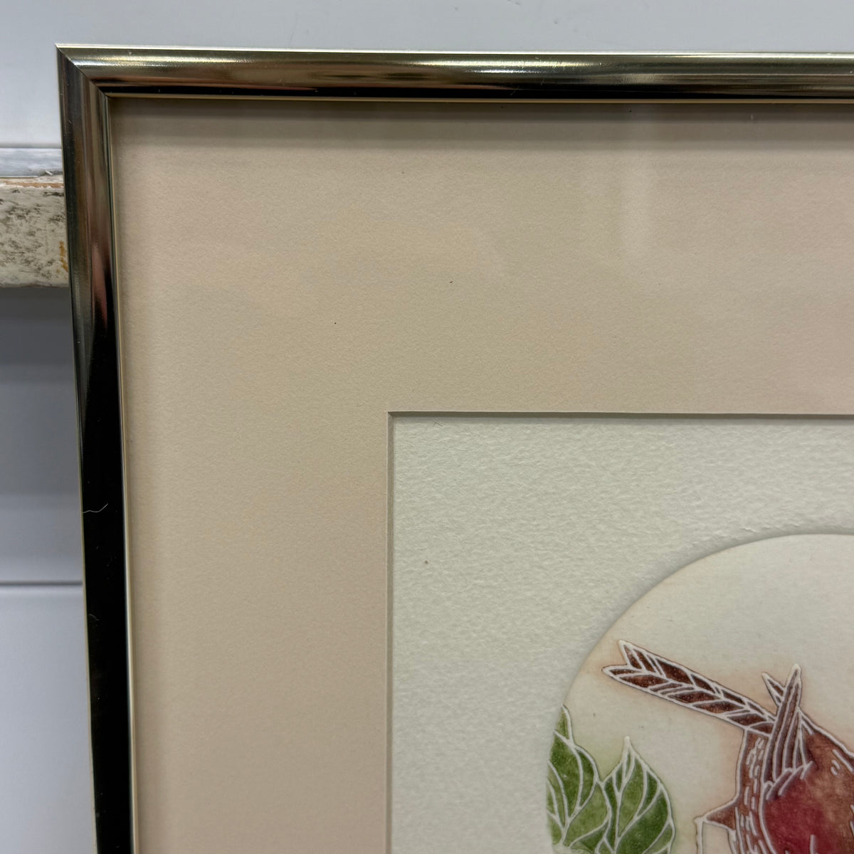 Finch Bird Etching Signed Limited Edition 110/225 Vintage 1984
