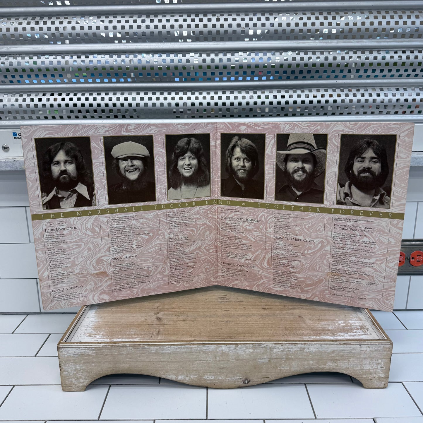 The Marshall Tucker The Marshall Tucker Band Together Forever Vinyl Record LP 1978 #CPN-0205Together Forever Vinyl Record, 1978