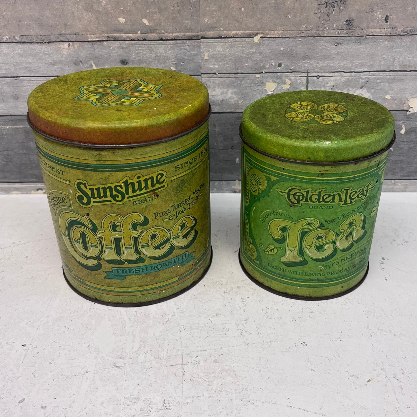 Ballonoff Metal Kitchen Canister Set of 4, 1977