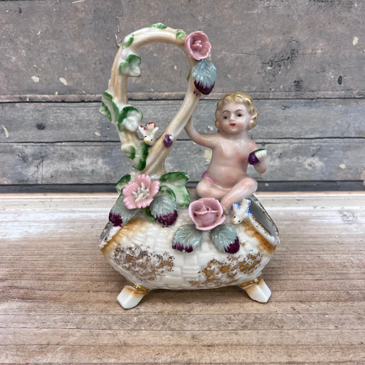 Ucagco Hand Painted Porcelain Figurine, 1930s