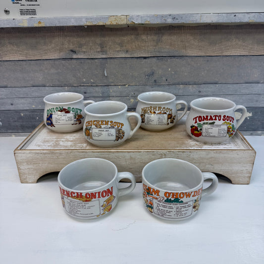 Soup Recipe Ceramic Mug Selection