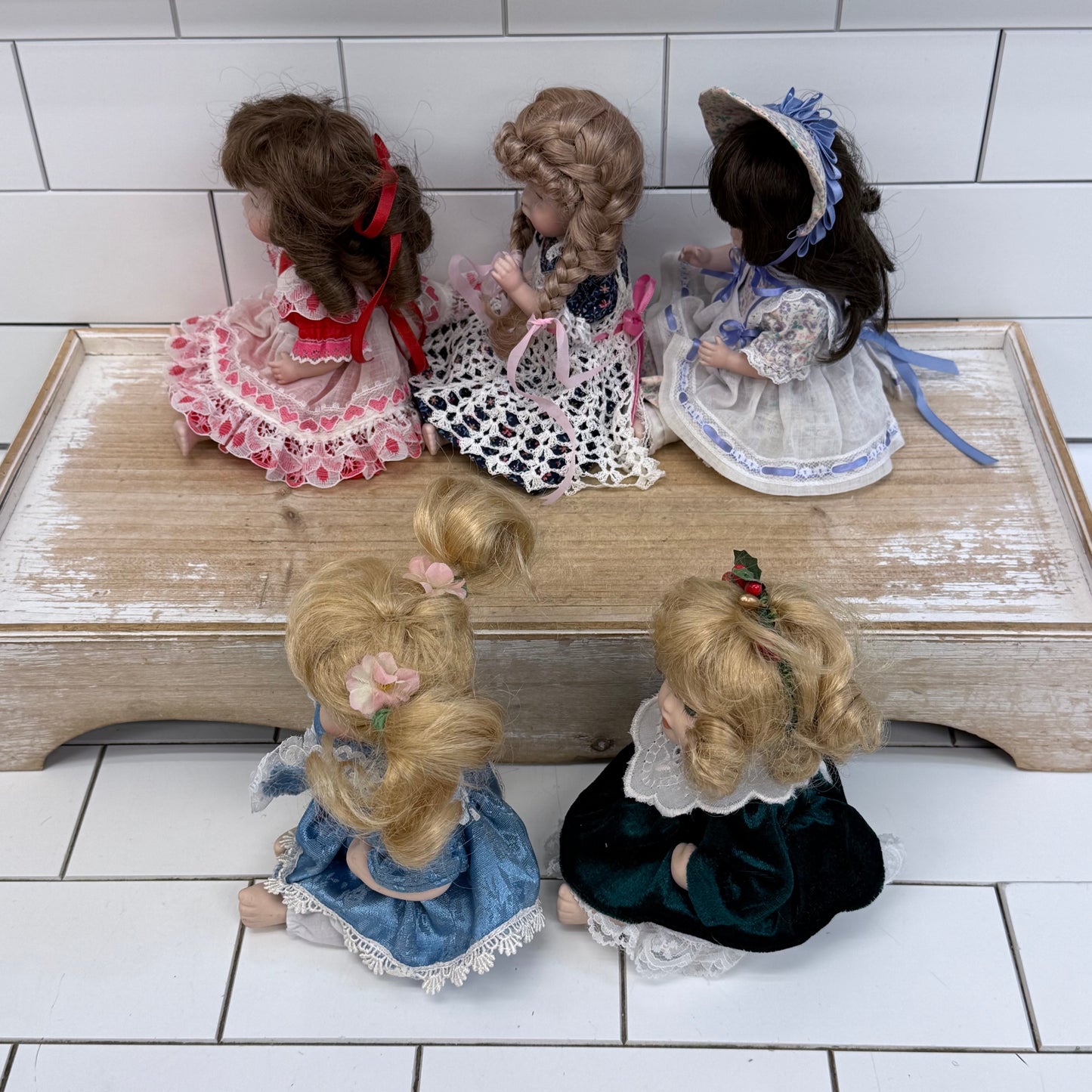SFBJ Paris Dolls & McField Porcelain Set of 5