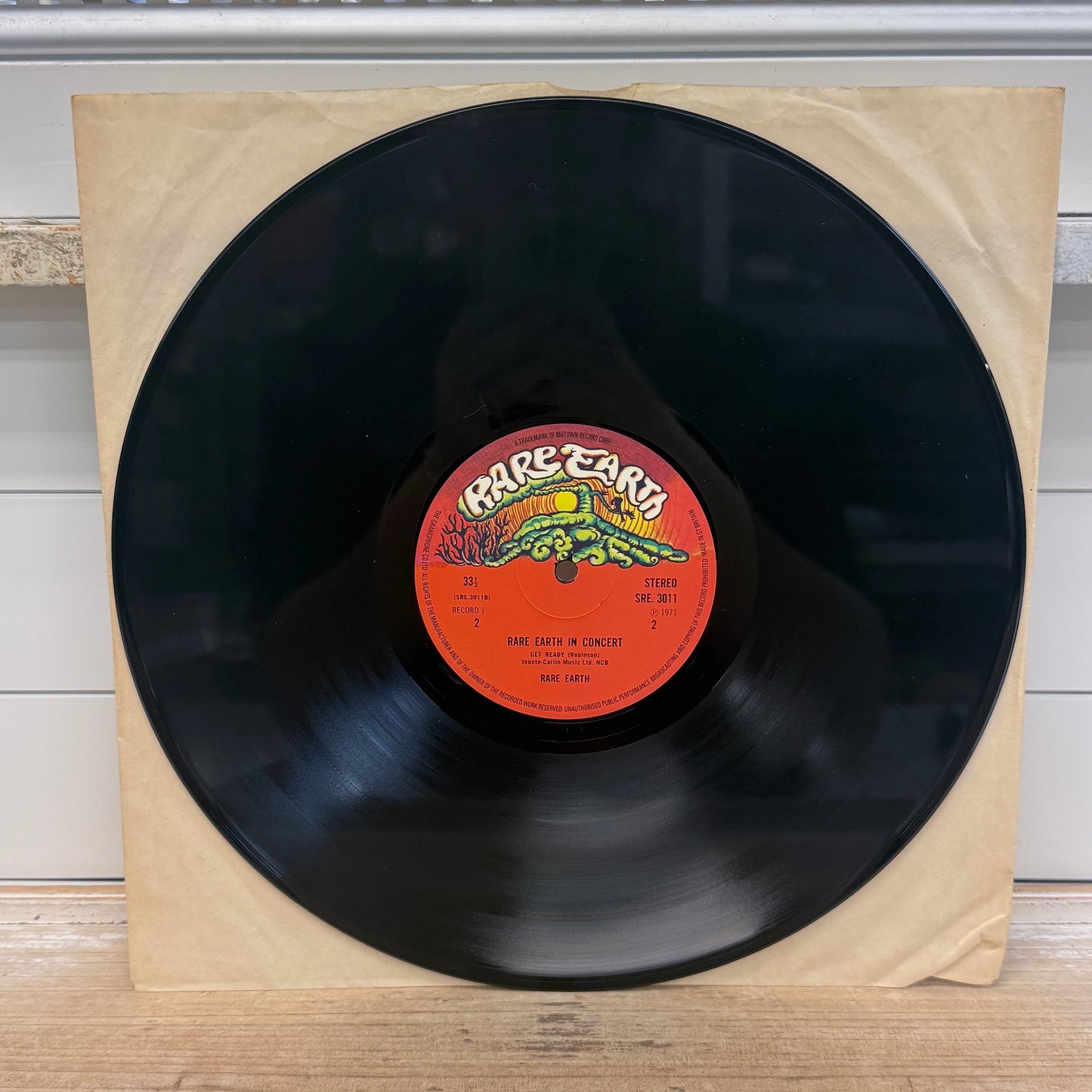 Rare Earth In Concert Double Vinyl Record LP 1971 #SRE 3011