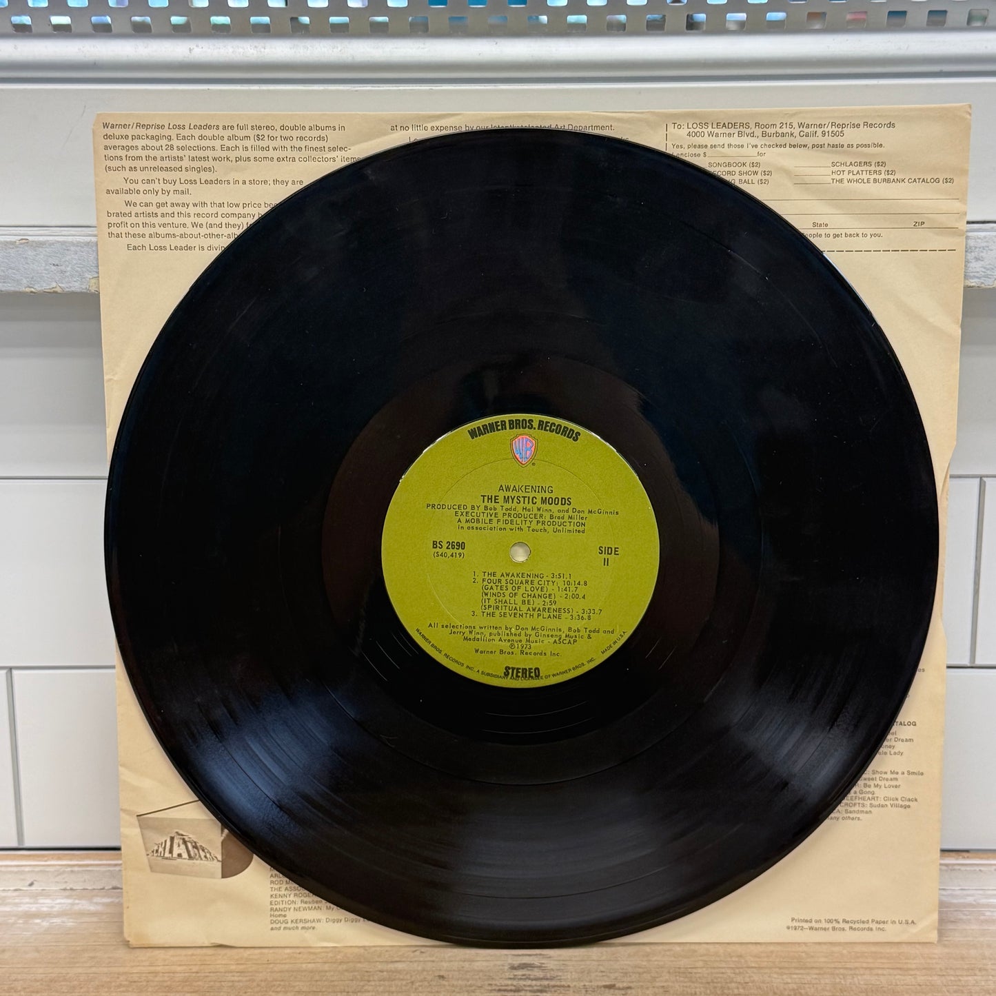 The Mystic Moods Awakening Vinyl Record LP 1973 #BS 2690