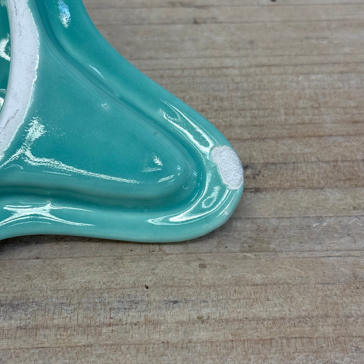 Russel Wright Style Seafoam Green Ceramic Covered Pitcher