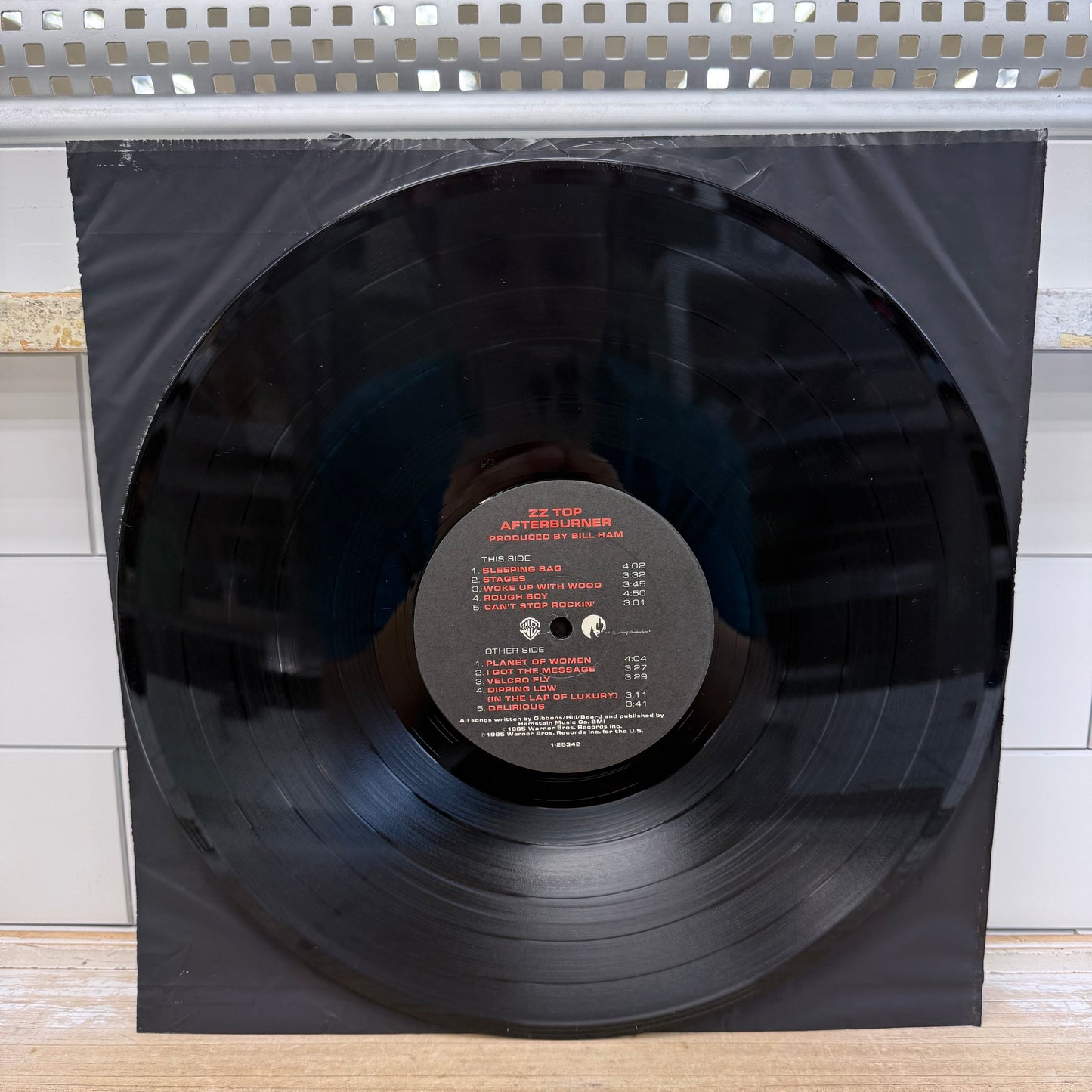 ZZ Top Afterburner Vinyl LP 1985 Rock Record