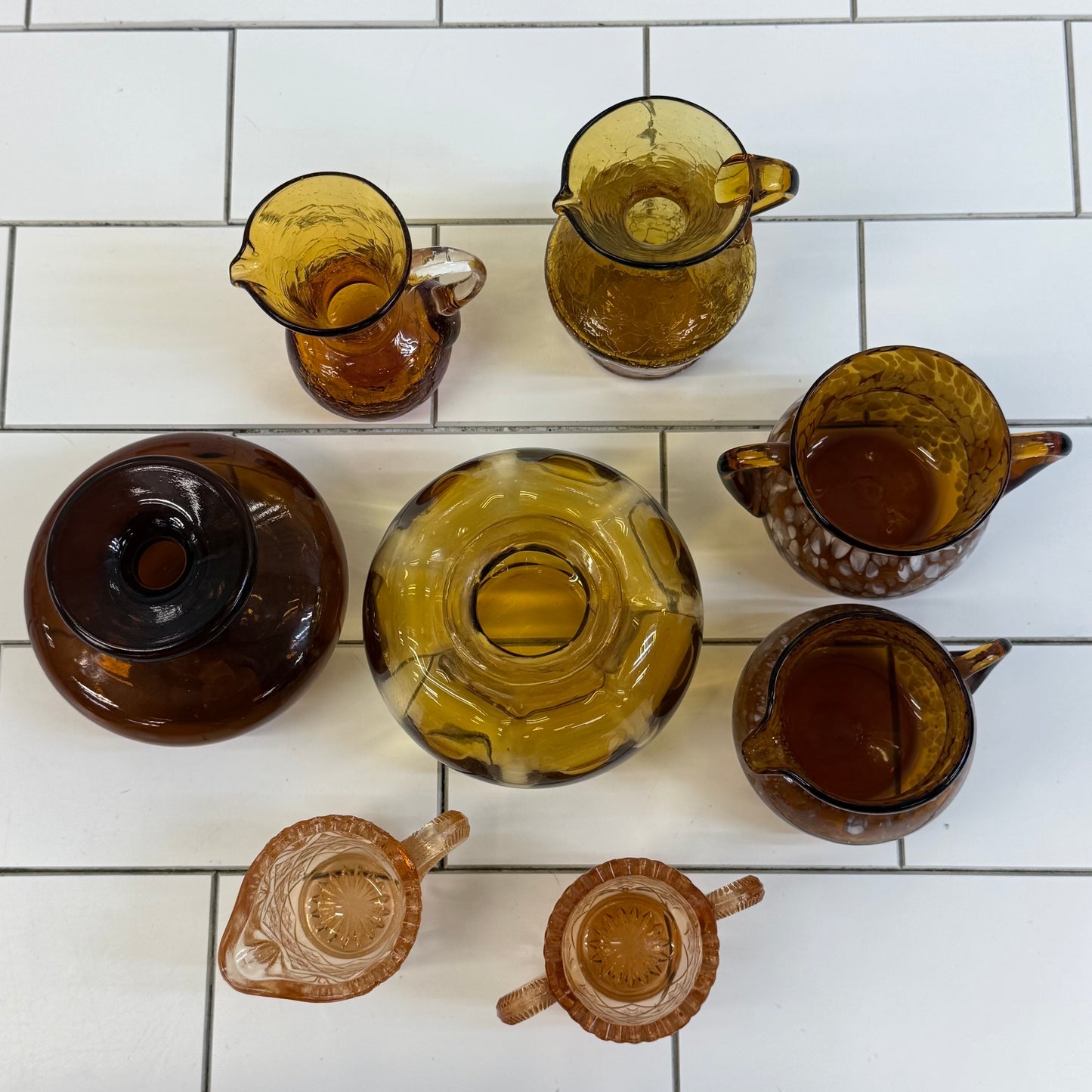 Amber Glass Vintage Selection