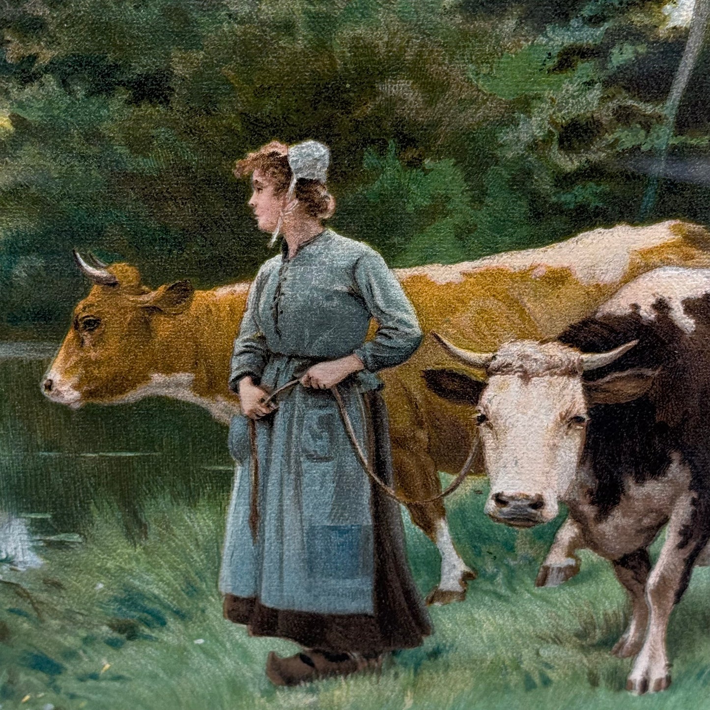 The Pasture After Édouard Debat-Ponsan Lithograph 1903