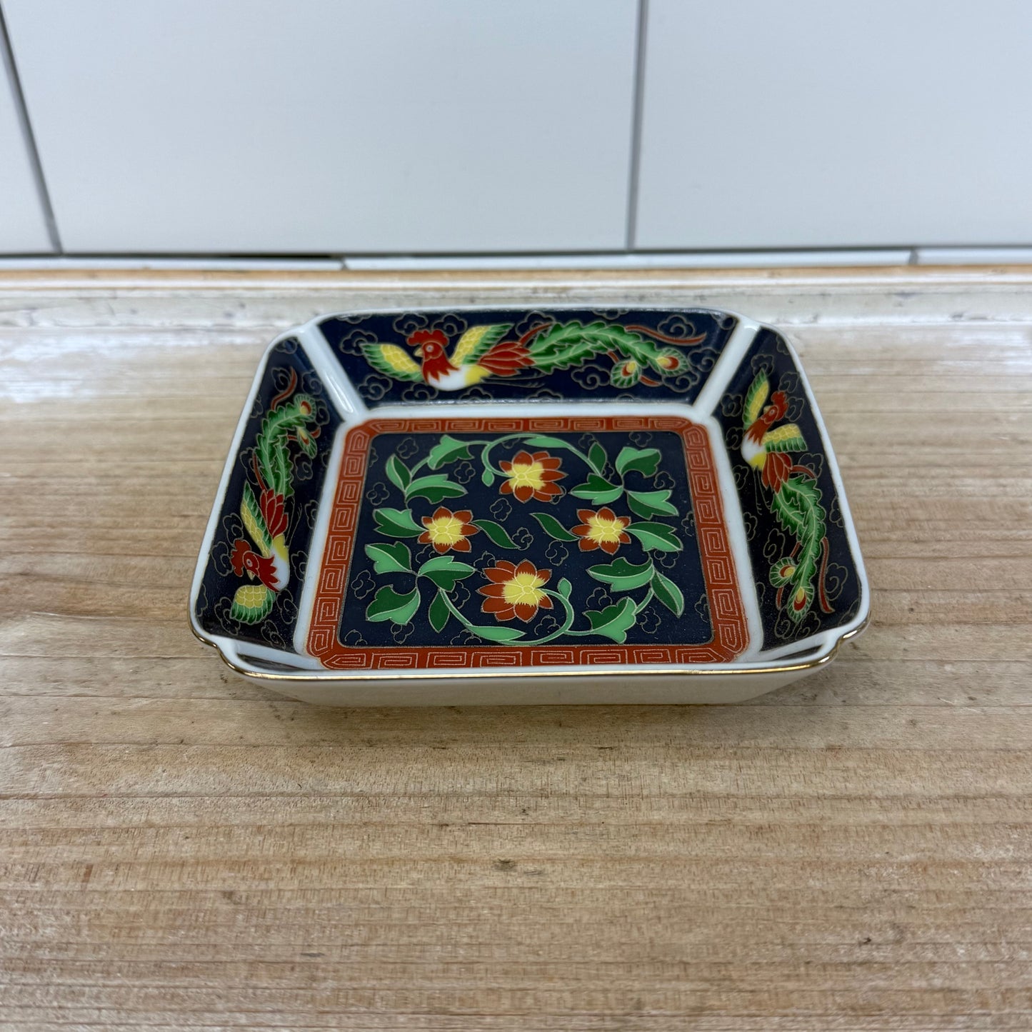 Takahashi Kashmir Dish & Vase, Ceramic