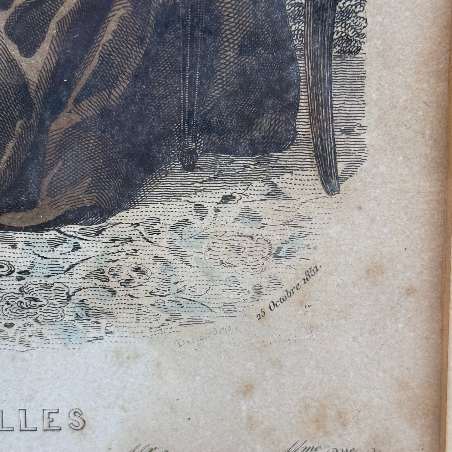 Magasin des Demoiselles Paris Fashion Prints Set of 2 1861