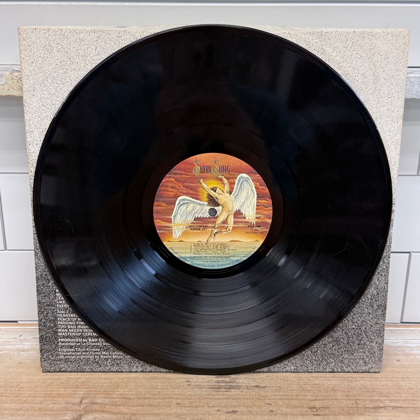 Bad Company Burnin’ Sky Vinyl Record LP 1977 #SS 8500