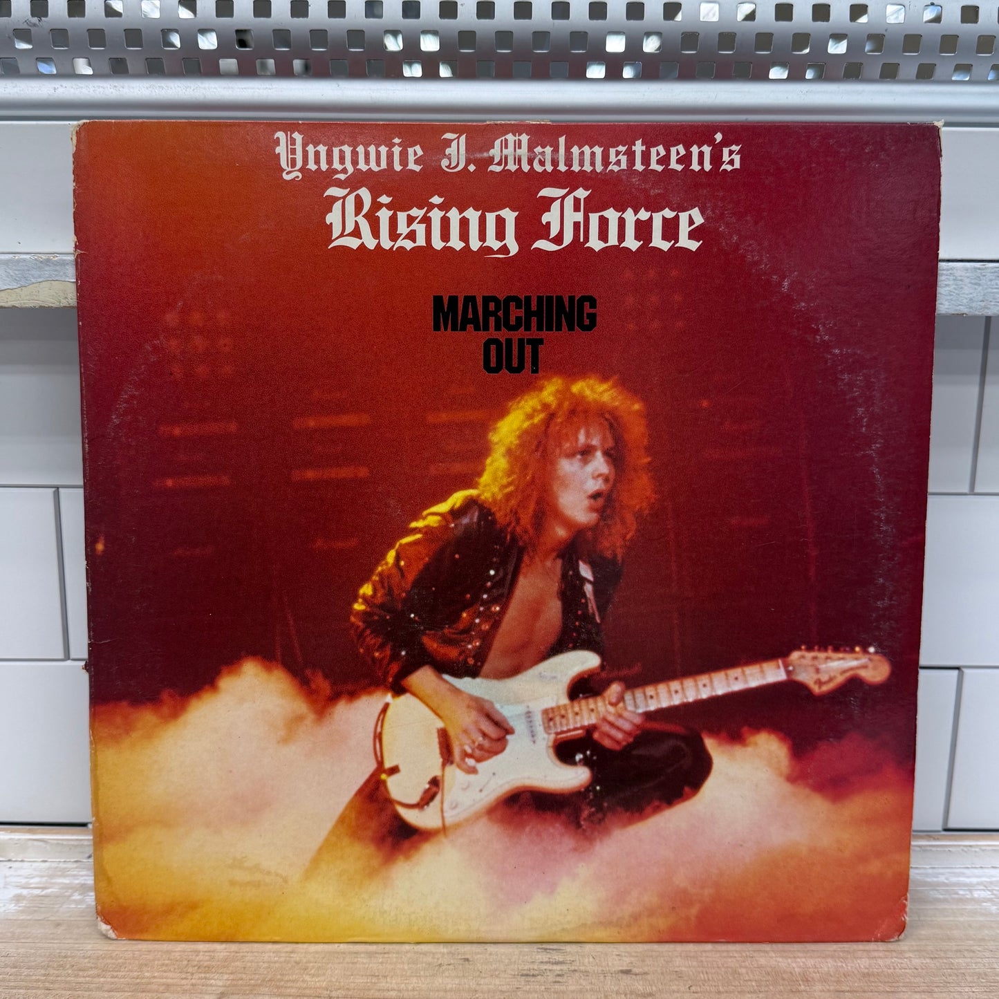 Yngwie Malmsteen Rising Force Marching Out Vinyl Record 1985 LP