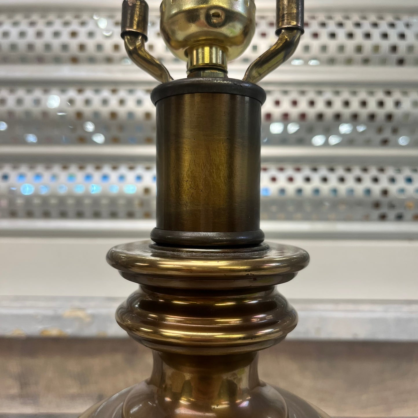 Stiffel Style Solid Brass Table Lamp