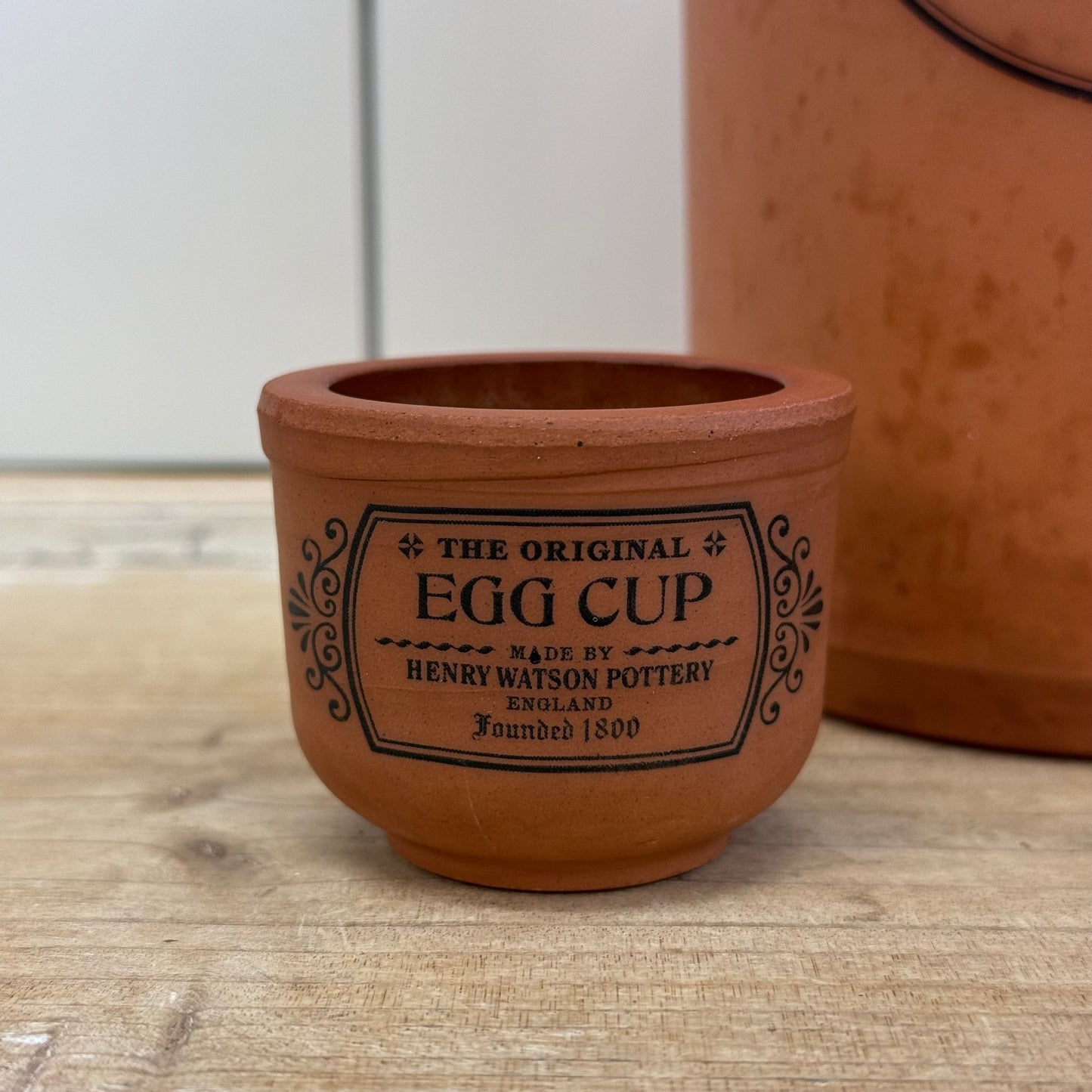 Henry Watson Pottery Original Suffolk Jar & Egg Cup Set