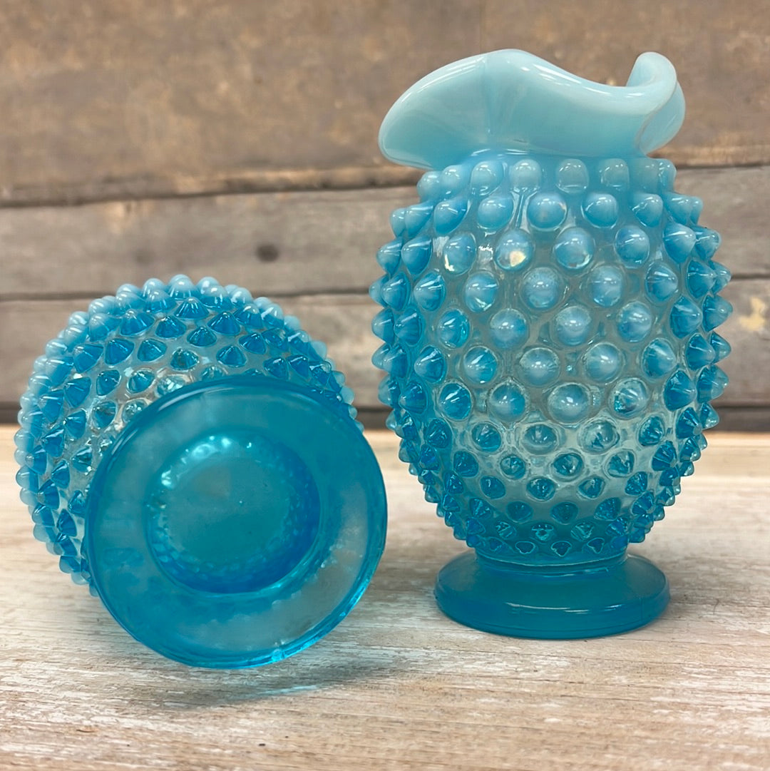 Vintage Blue Decorative Art Glass Selection