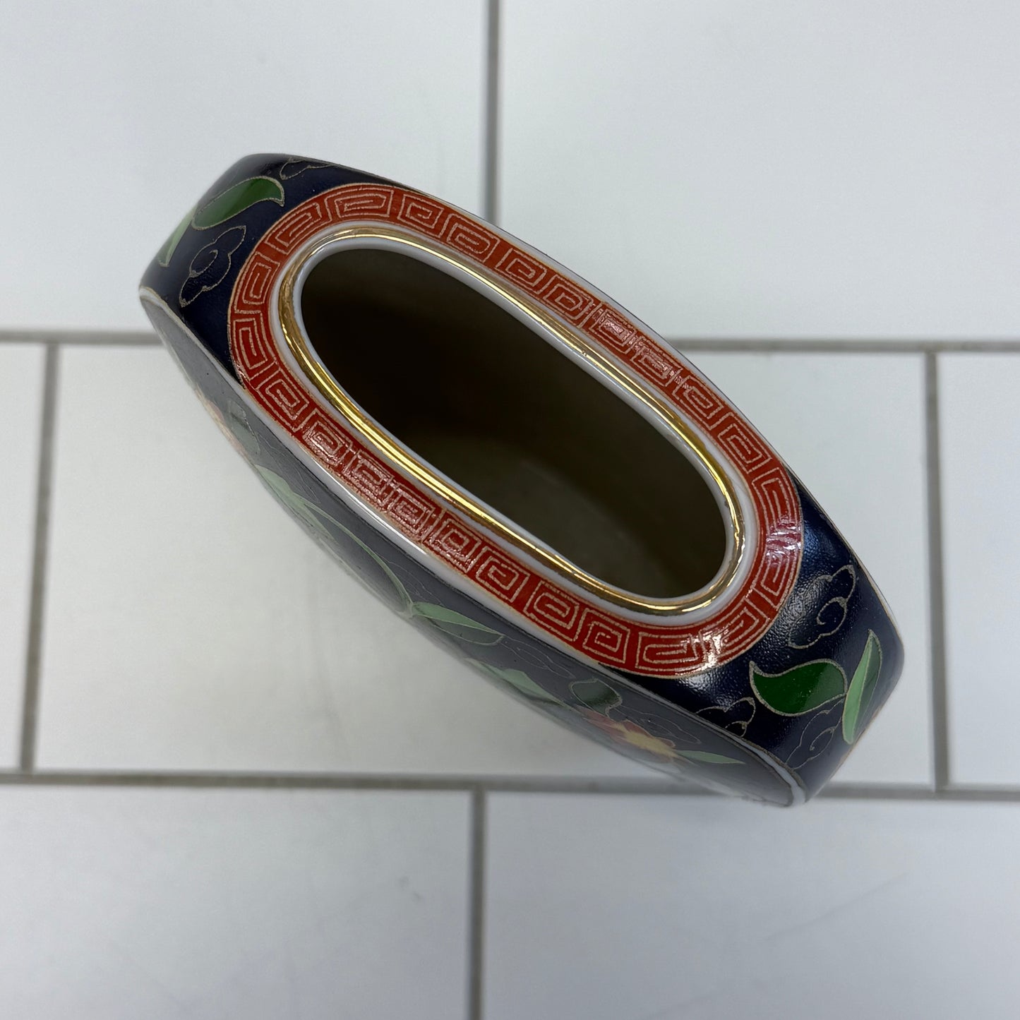 Takahashi Kashmir Dish & Vase, Ceramic