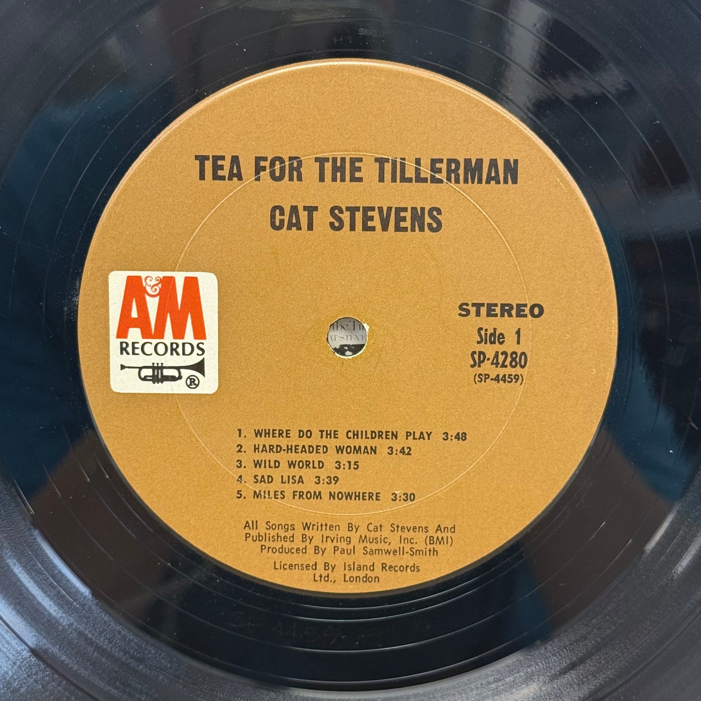 Cat Stevens Tea for the Tillerman Vinyl Record LP 1970 #SP-4280