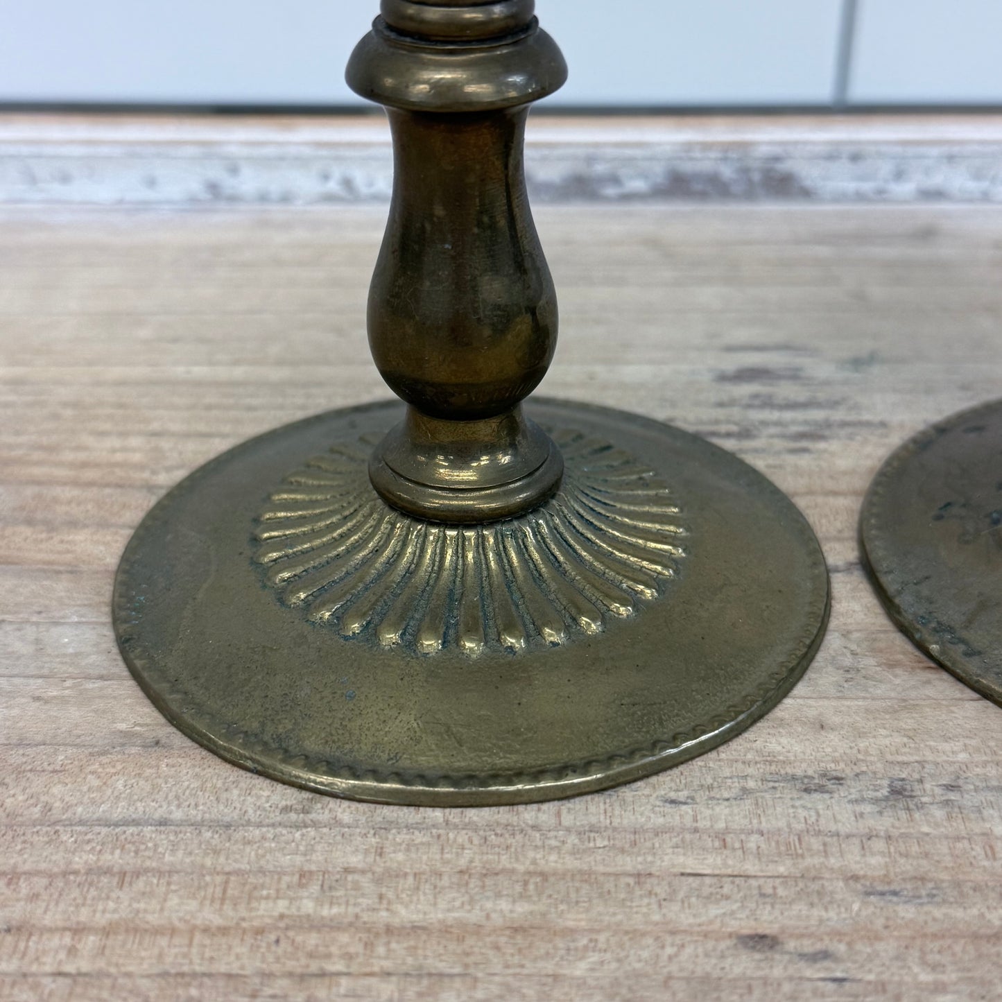 Brass Candlestick Holders Assorted Set of 5 Decor