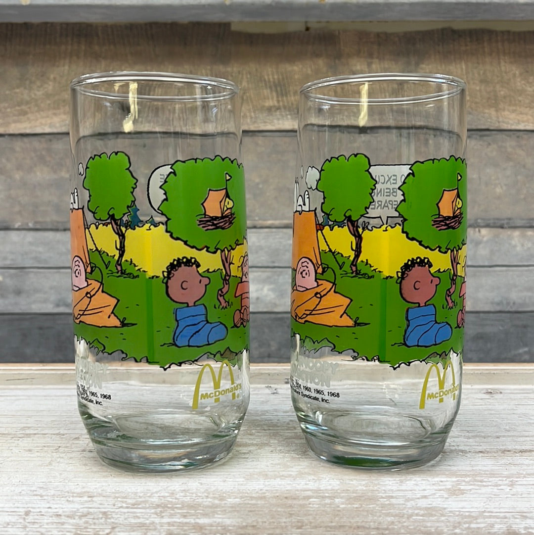 Vintage Collectible Character Glasses, 1970s-1990s