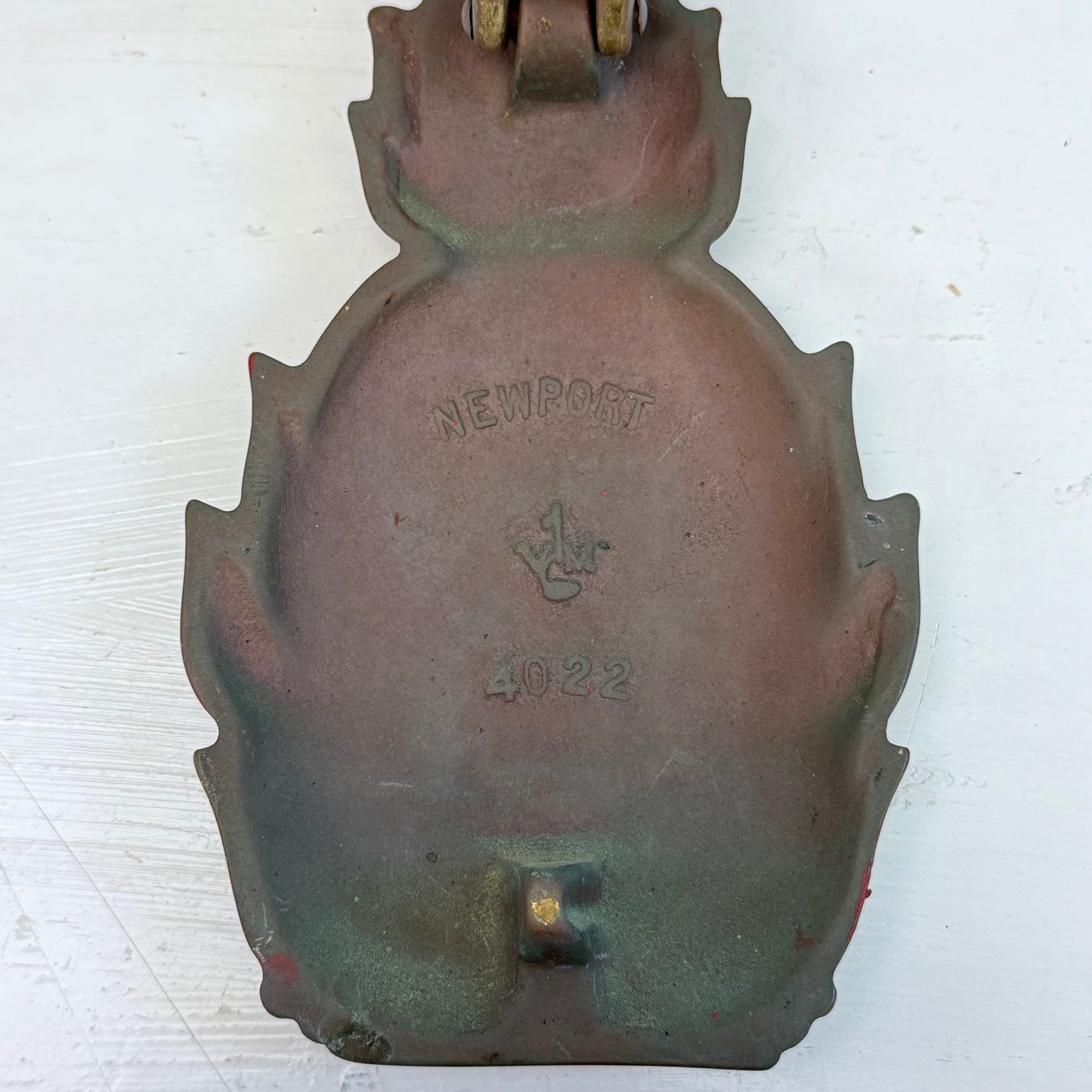 Virginia Metalcrafters Brass Pineapple Door Knocker