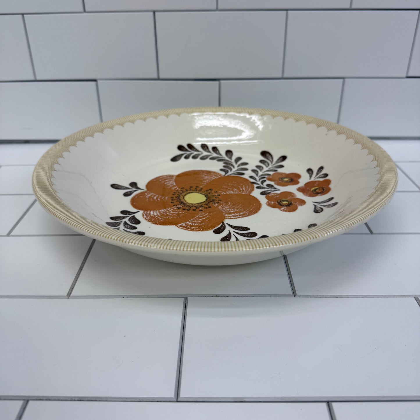 Royal China Jeanette Serving Bowl, Floral Stoneware