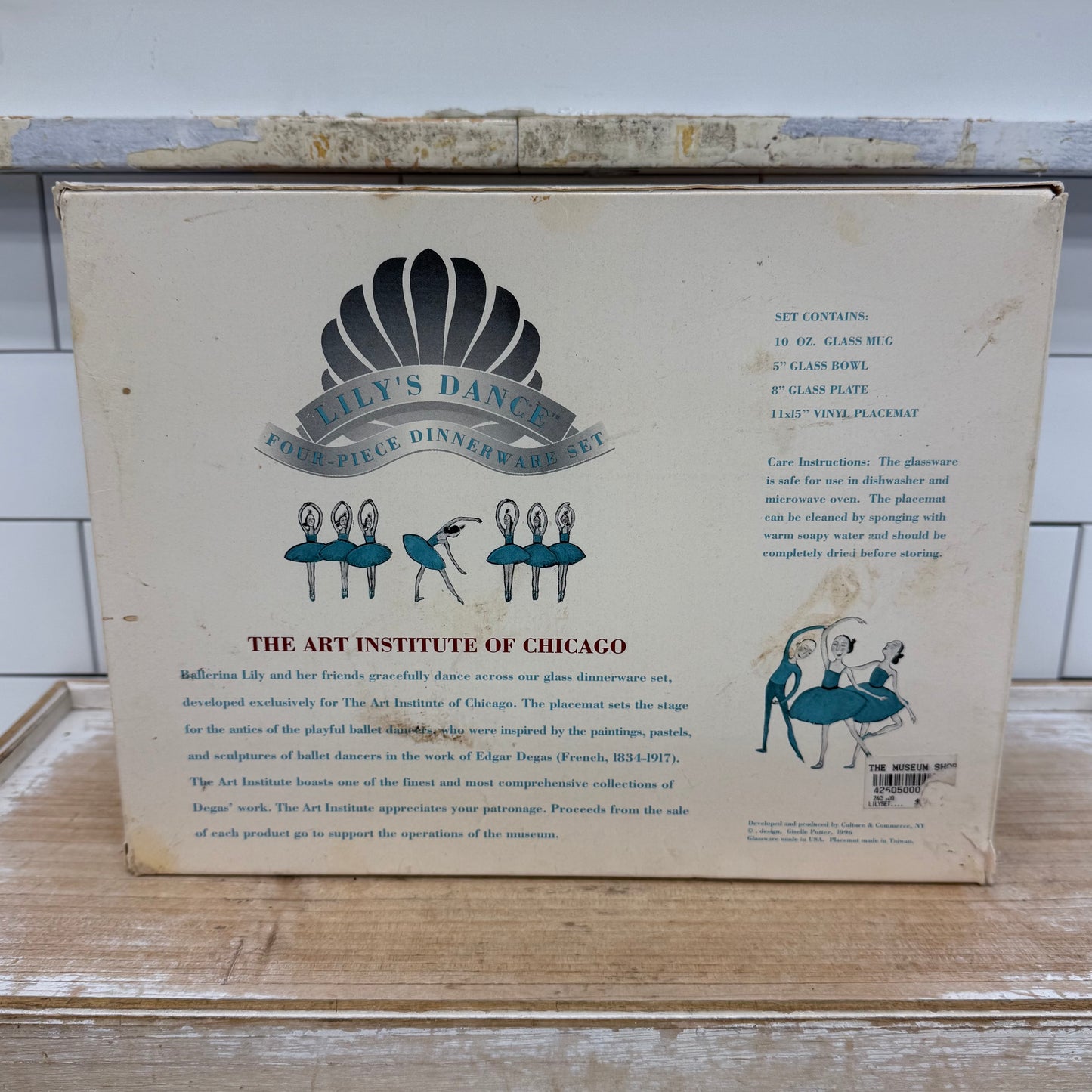 Art Institute Chicago Lily’s Dance Rare Dinnerware Set 1996