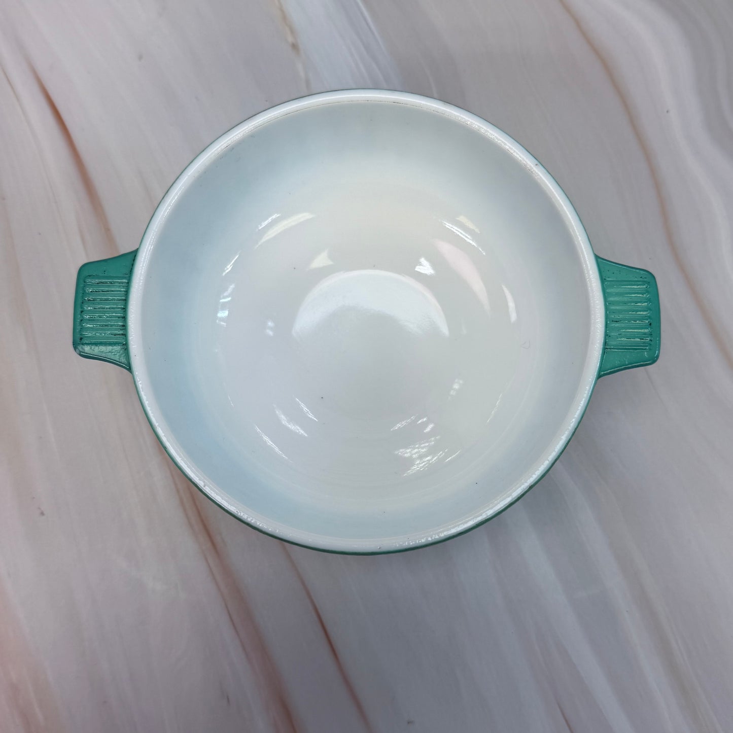 Hazel Atlas Platonite Moderntone Lugged Soup Bowl