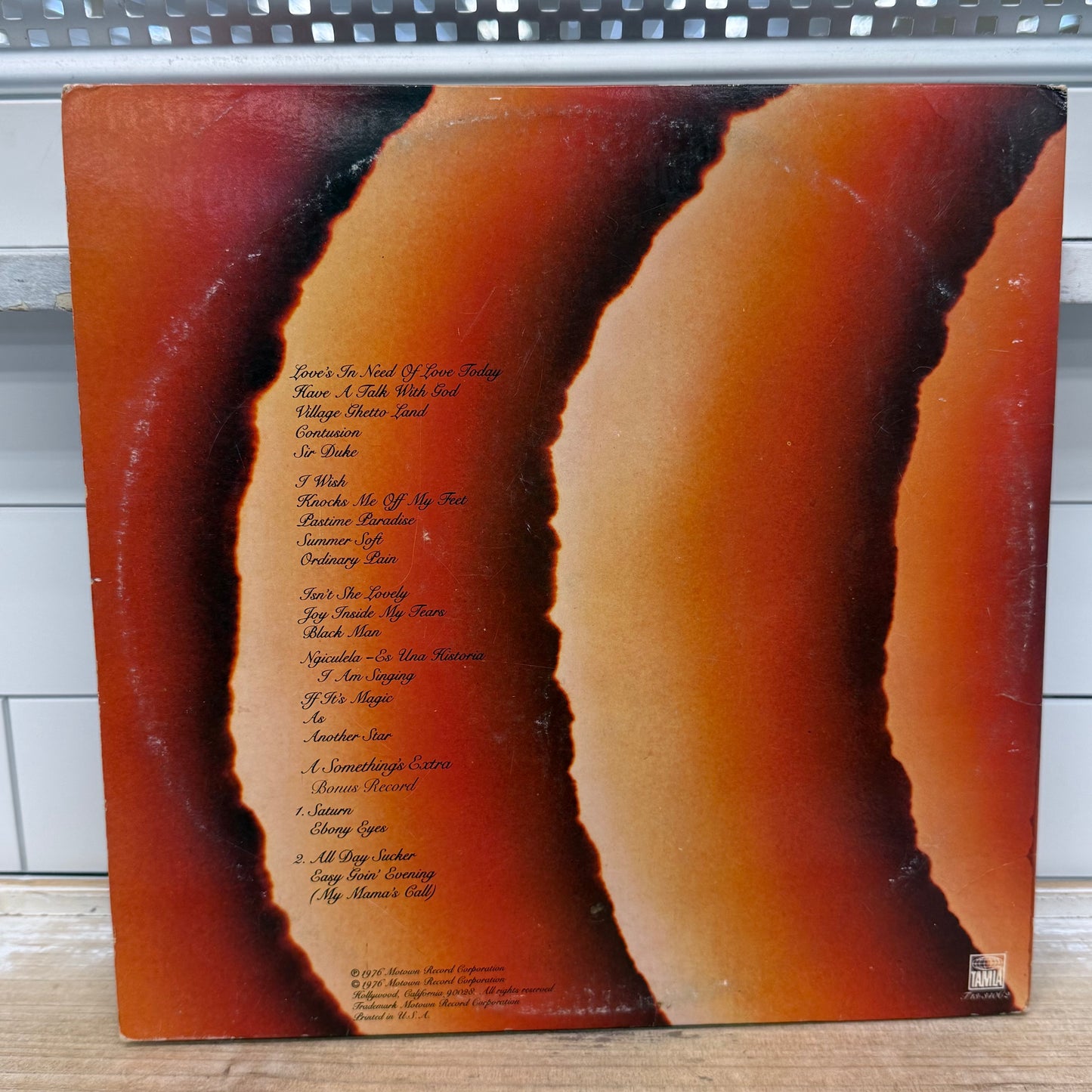 Stevie Wonder Songs in the Key of Life Double Vinyl LP 1976 #T13-340C2