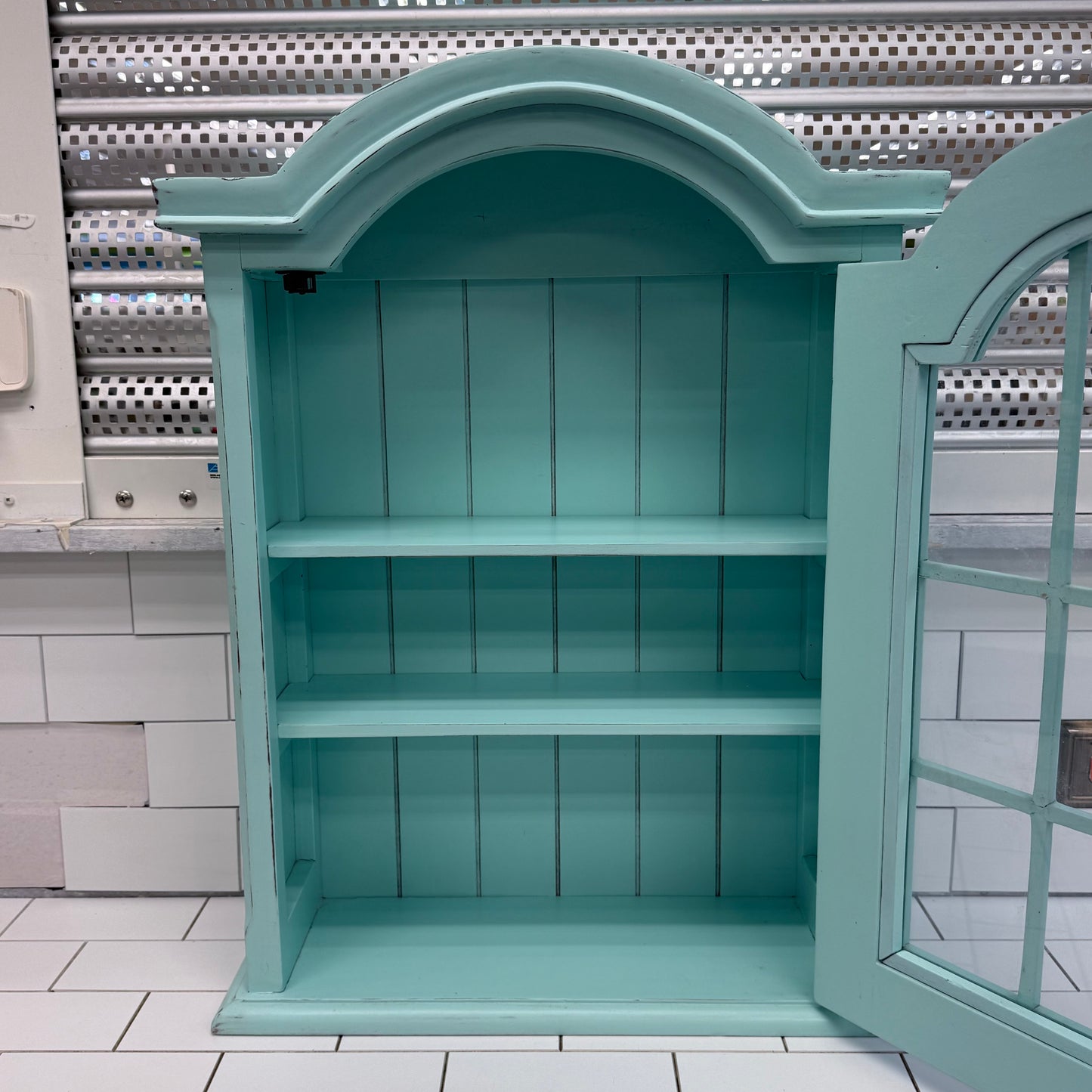 Farmhouse Wall Display Curio Cabinet