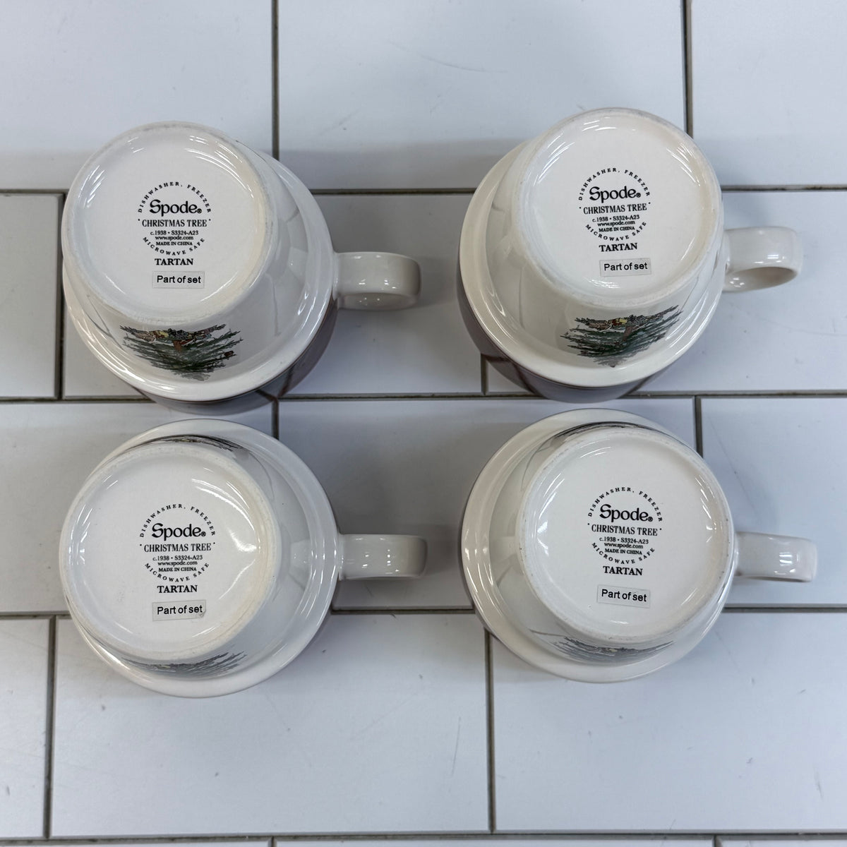 Spode Christmas Tree Mug Selection