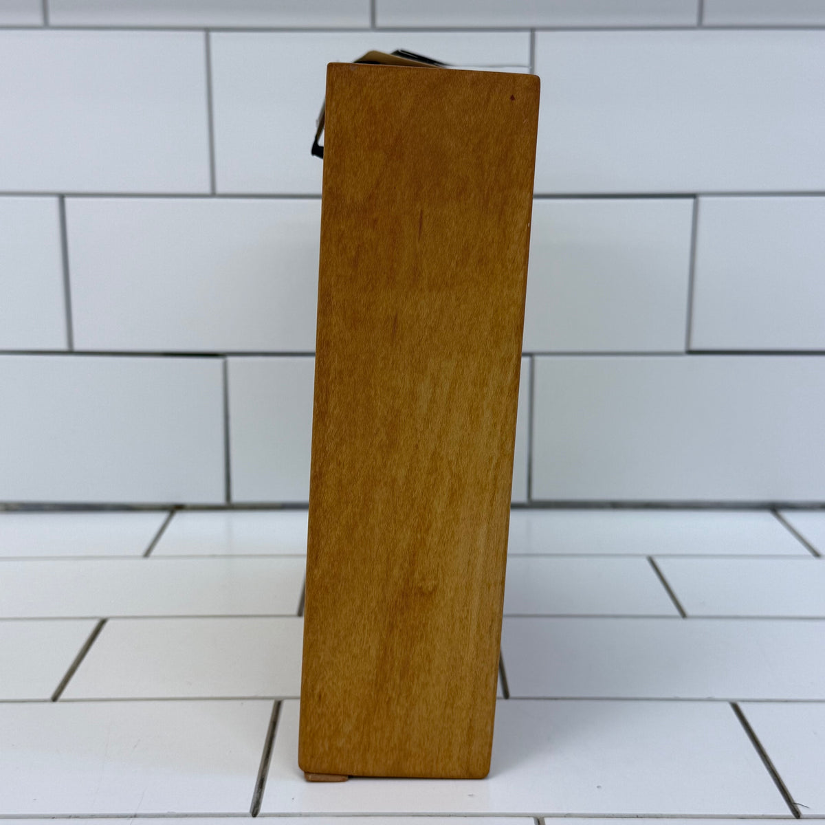 Sabbath-Day Woods White Pine Botanical Wood Box Clock