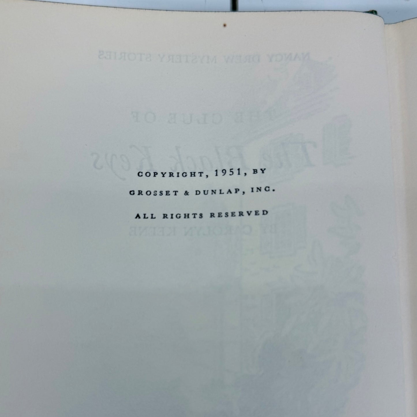 Vintage Nancy Drew Books Set of 6 By Carolyn Keene