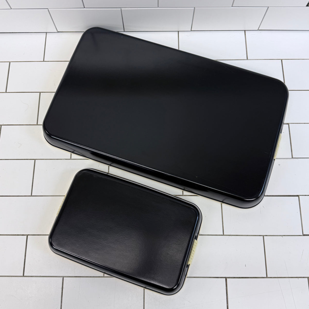 Japanese Style Bamboo Serving Trays Set of 2