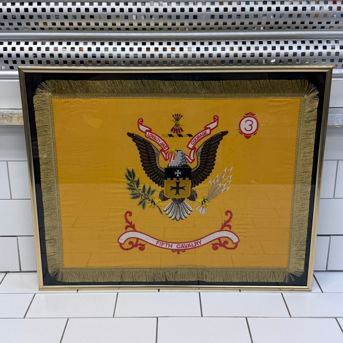 U.S. 5th Cavalry Regiment Embroidered Military Banner