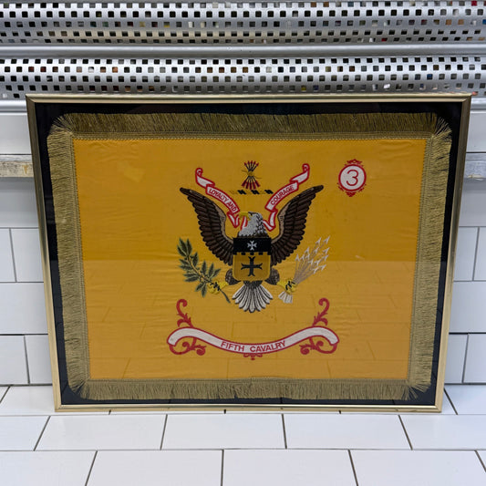 U.S. 5th Cavalry Regiment Embroidered Military Banner