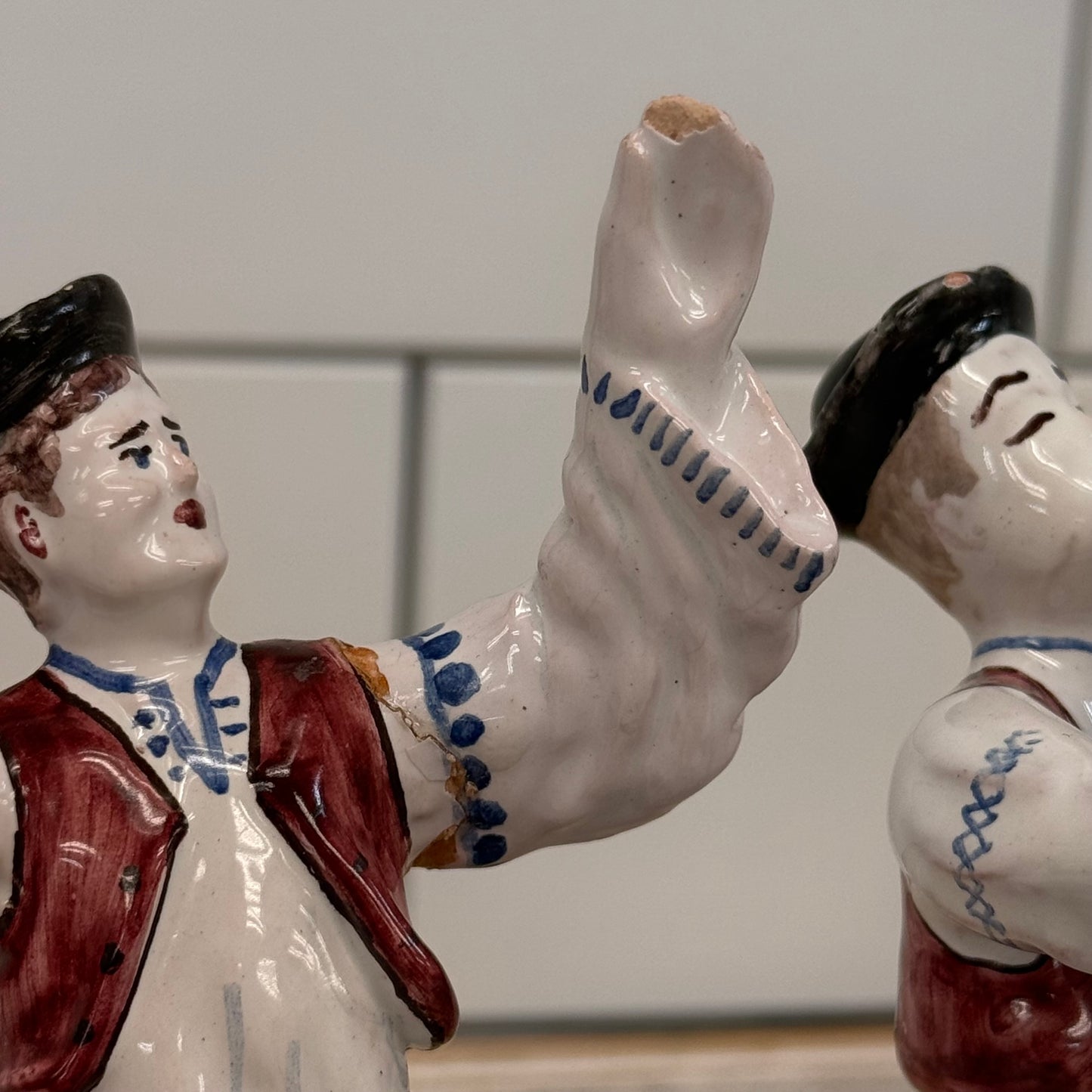 Eastern European Folk Musician Figurines Set of 7 Ceramic 1992