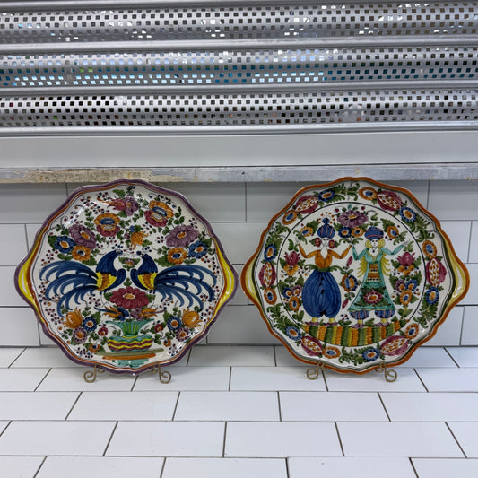 Skyros Greek Pottery Signed Hand Painted Tray Selection