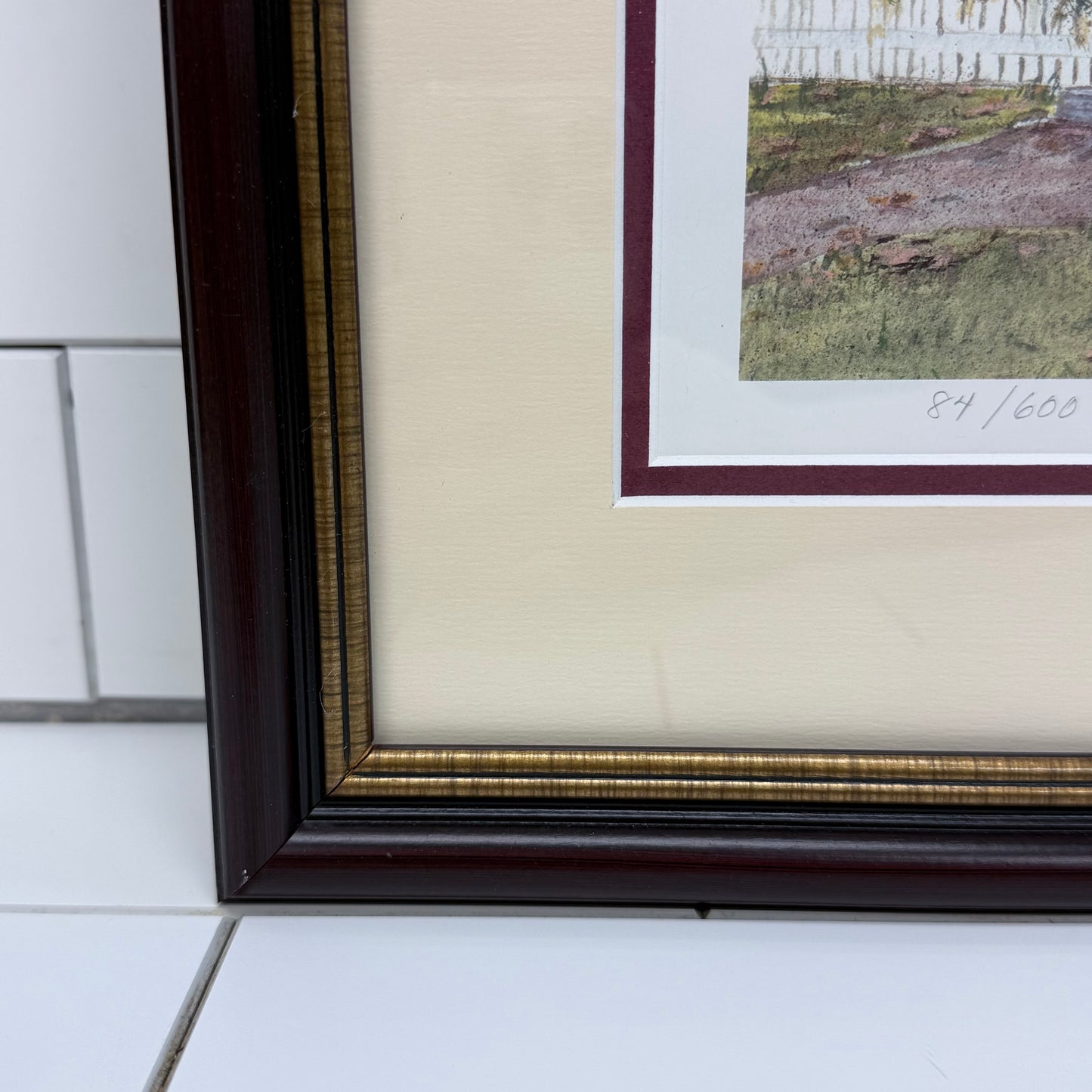 N. Hulshizer Isham Goddin Shop Williamsburg Print 1990s