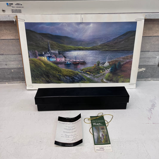 Philip Gray Tranquility Cove Art Print, Signed,