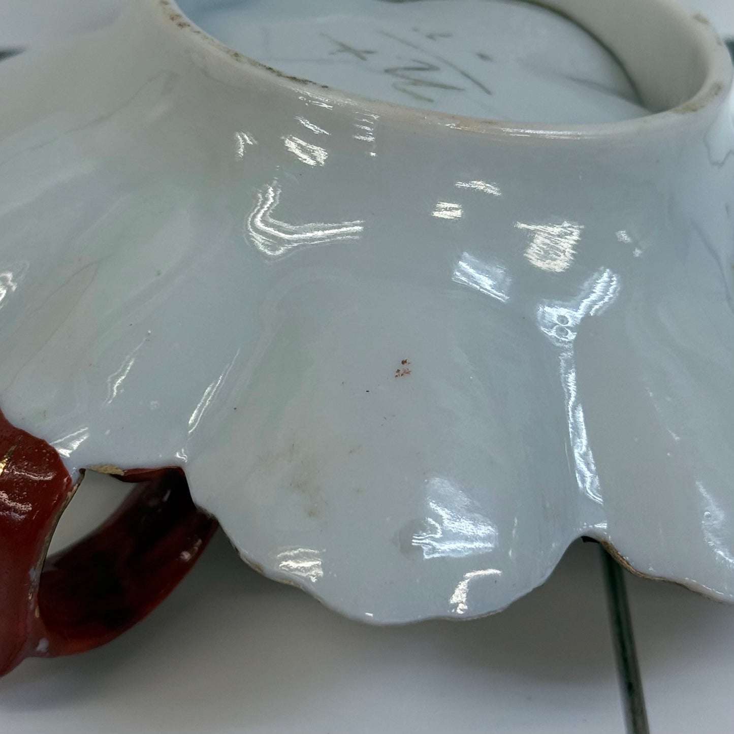 Japanese Geisha Porcelain Nappy Dishes Set of 2 1920s–30s