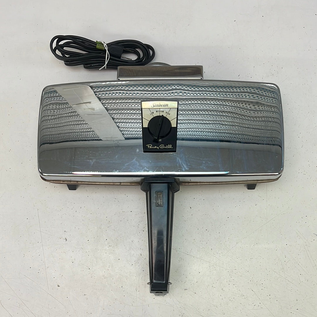 Vintage Sunbeam Electric Party Grill #870 Sandwich Maker, 1960s