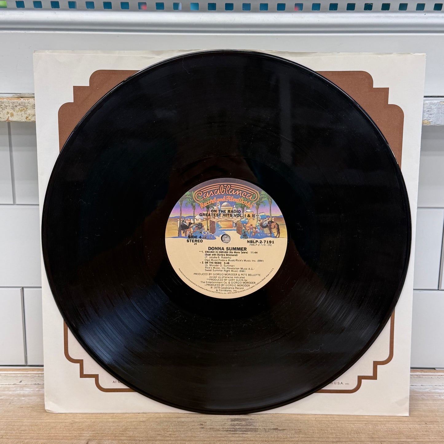 Donna Summer On the Radio Greatest Hits 2 Vinyl 1979 #NBLP-2-7191