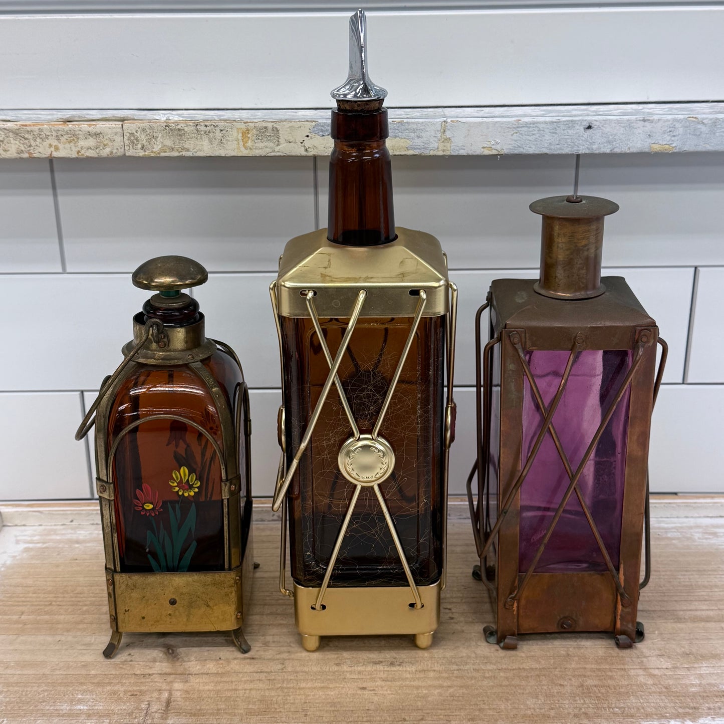 Vintage Musical Lantern Bottle Selection
