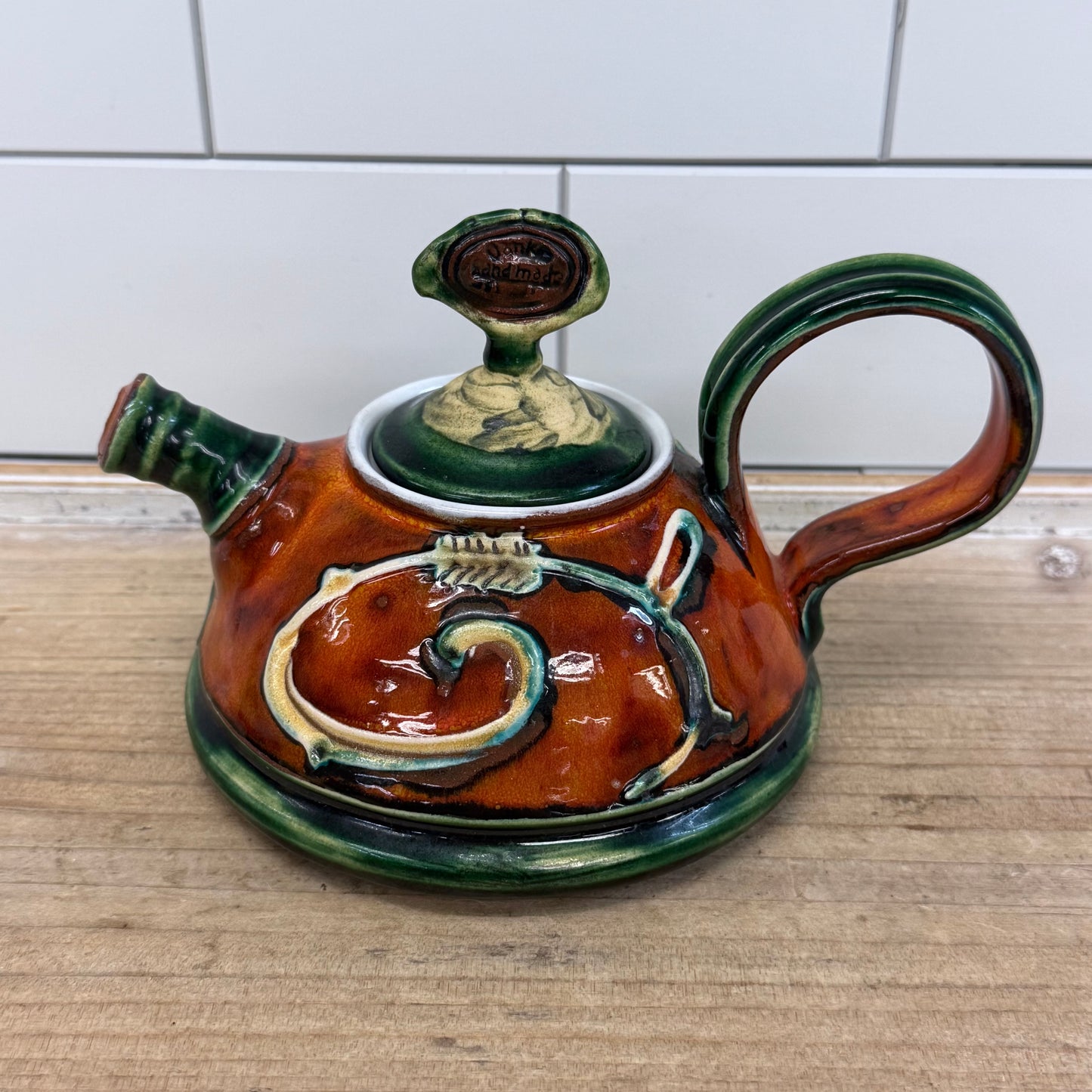Danko Studio Pottery Teapot Rare Handmade