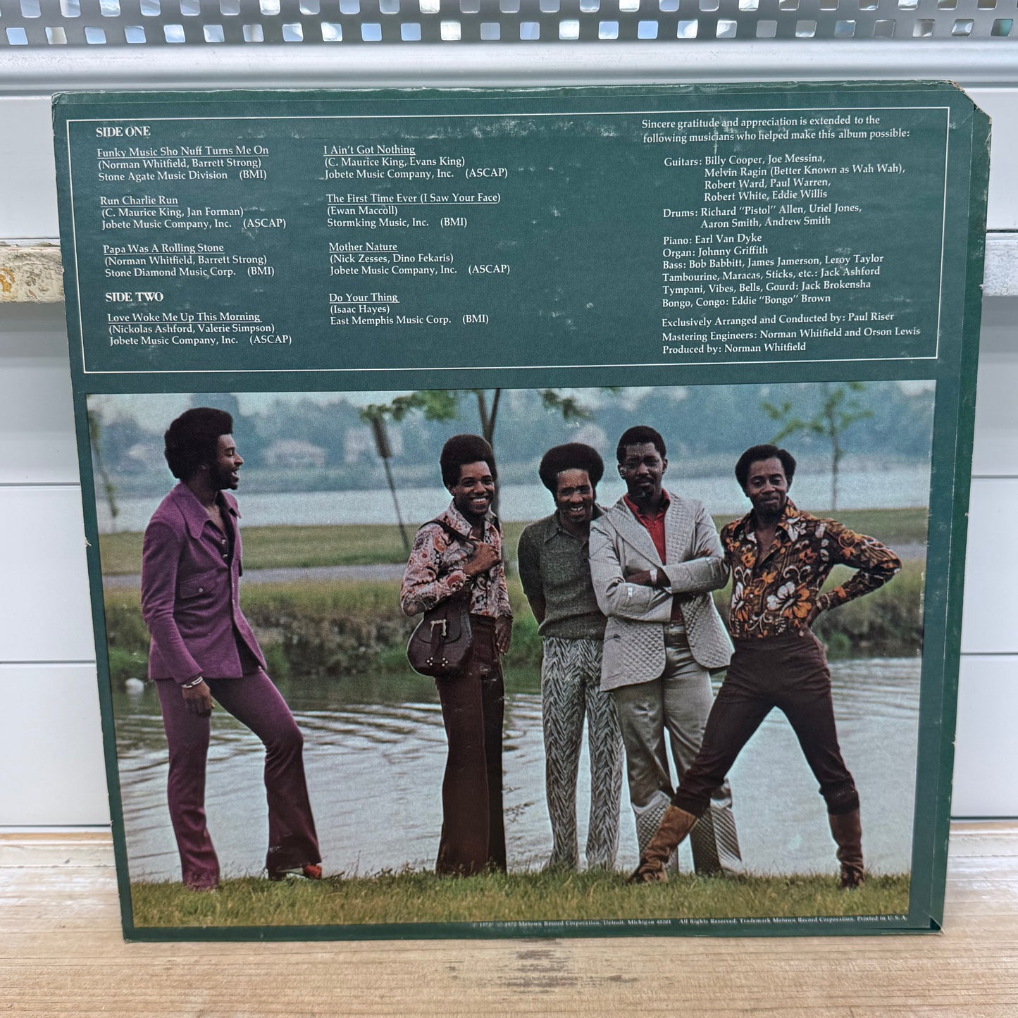 The Temptations All Directions Vinyl Record LP 1972 #G 962L